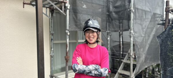塗装工事責任者 藤井　紗亜弥