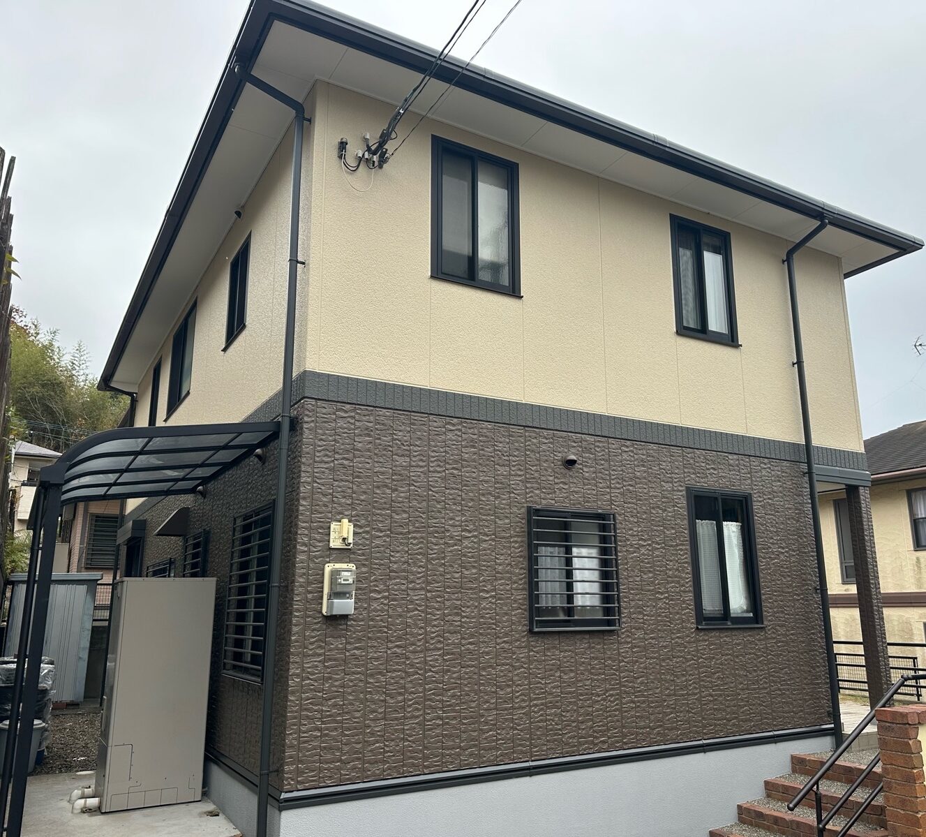 日出町　H様邸　屋根カバー工事・外壁塗装工事